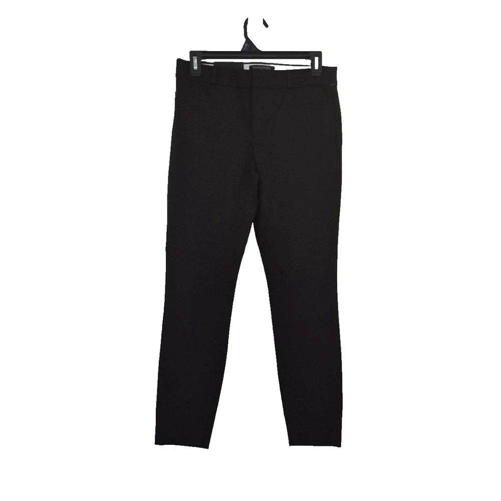 Banana Republic‎ Dress Pants Womens 0 Brown Sloan Modern Bi-Stretch Ankle Slim